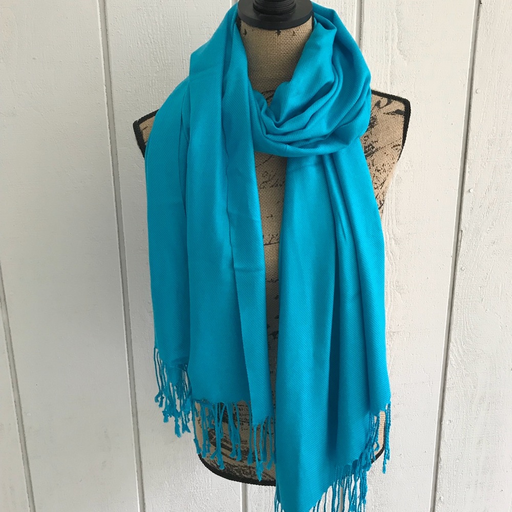 Pashmina Turquoise Scarf